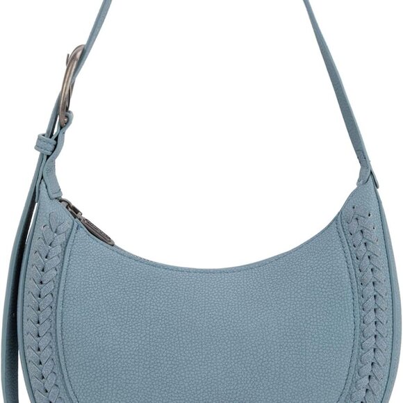 Wrangler Crescent Shoulder Bag for Women Trendy Half Moon Bag Small Crossbody Pu